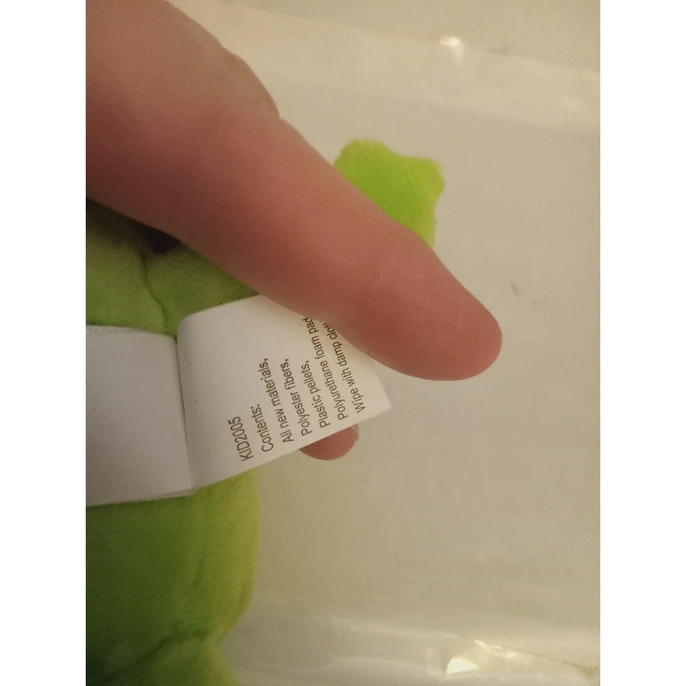 Green Frog Hallmark Sir Hop Blue Spots Plush Stuffed Animal Toy Magnetic Head